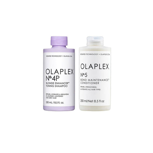 OLAPLEX #4P Blonde Shampoo & #5 Conditioner Duo Pack 250ml