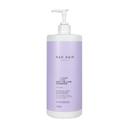 NAK Platinum Blonde Anti-Yellow  Shampoo 1L