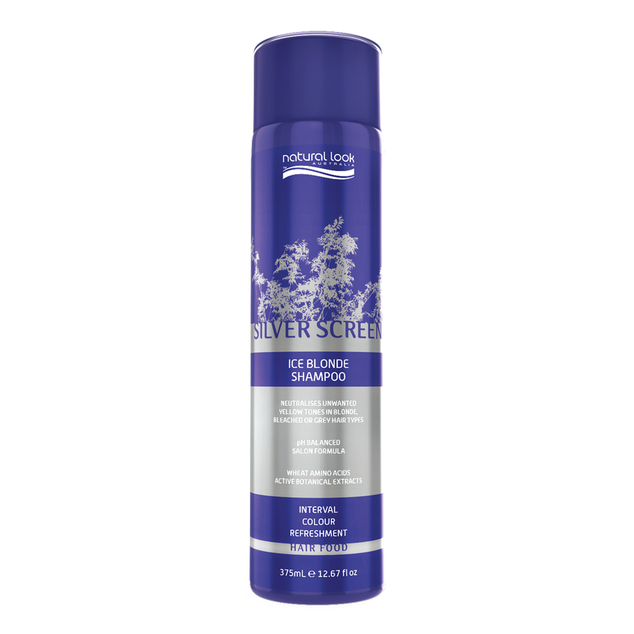 NATURAL LOOK Silver Screen Ice Blonde Shampoo 375ml