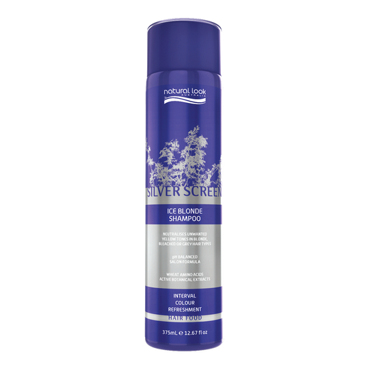 NATURAL LOOK Silver Screen Ice Blonde Shampoo 375ml