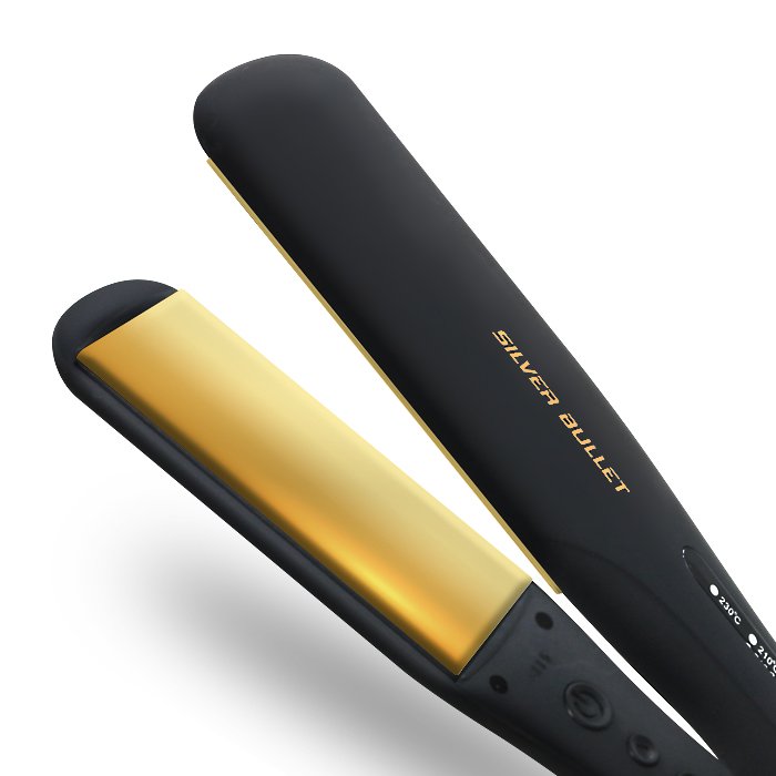 SILVER BULLET Keratin 230 Titanium Hair Straightener Gold