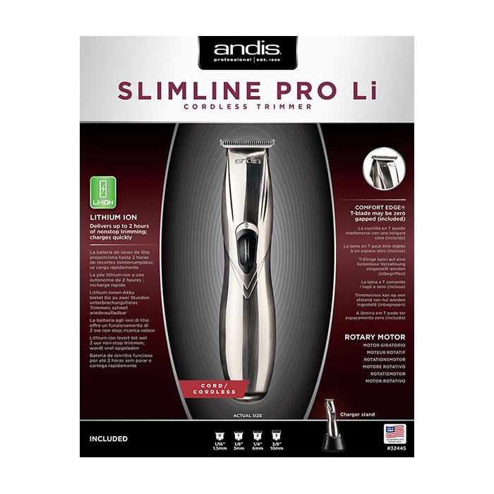 ANDIS Slimline Pro Li Trimmer Chrome