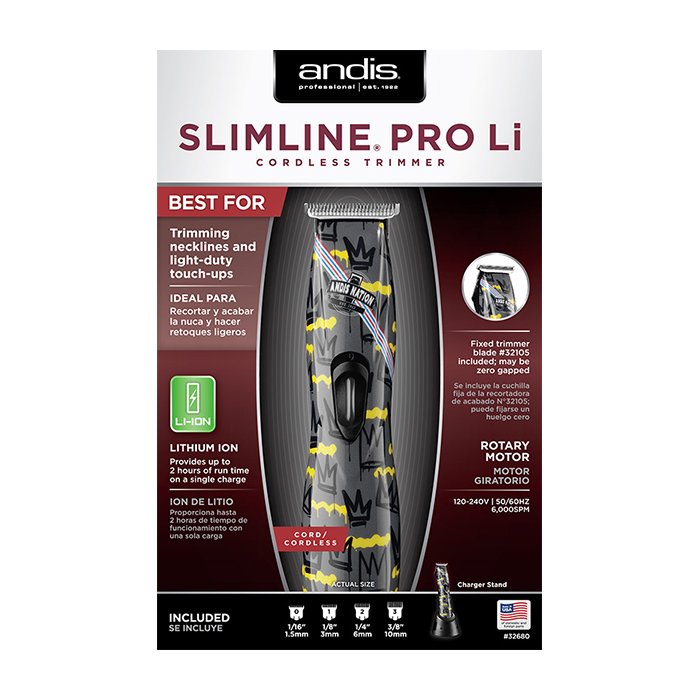 ANDIS Slimline Pro Li Trimmer ANDIS Nation Envy Edition