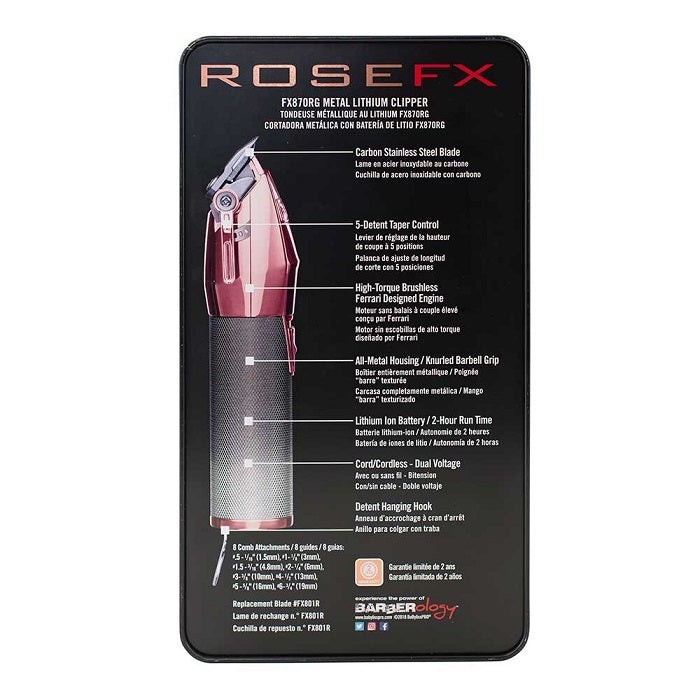 BABYLISS PRO RoseFX Lithium Hair Clipper