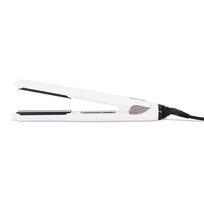 GLAMPALM Hair Straightener Clinic White