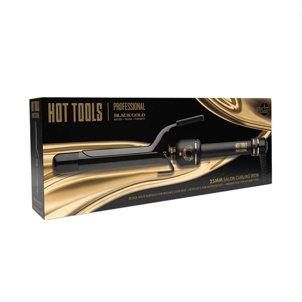 HOT TOOLS Black Gold Curling Iron 25mm