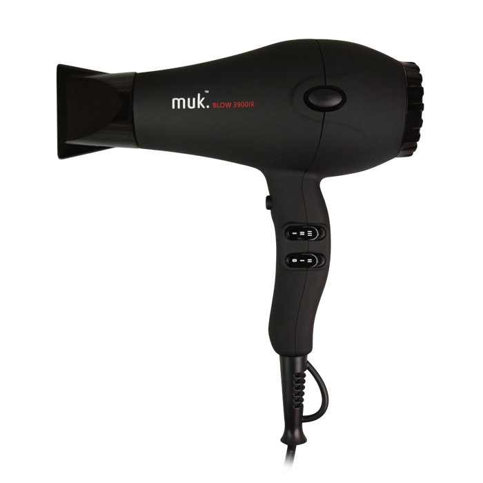 Muk Blow 3900-IR Black Hair Dryer